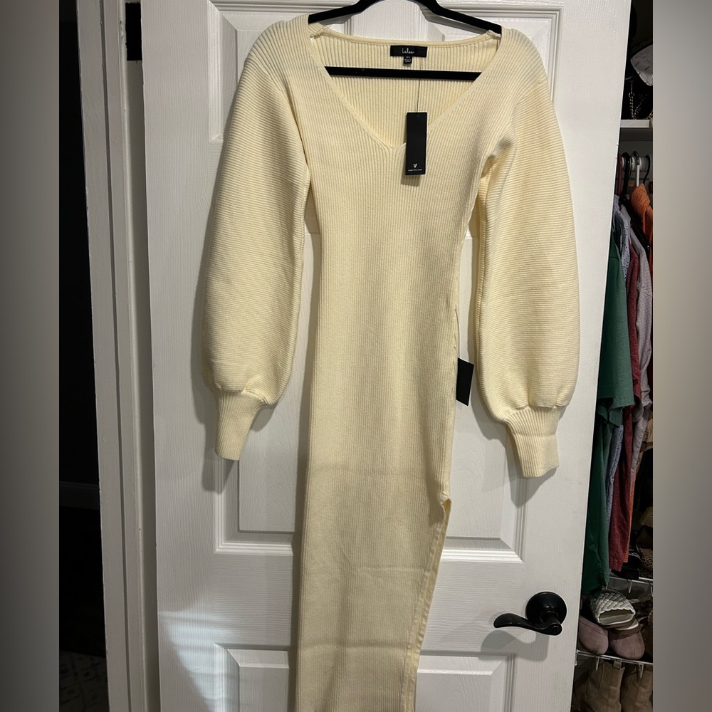 Brand new LuLus sweater dress